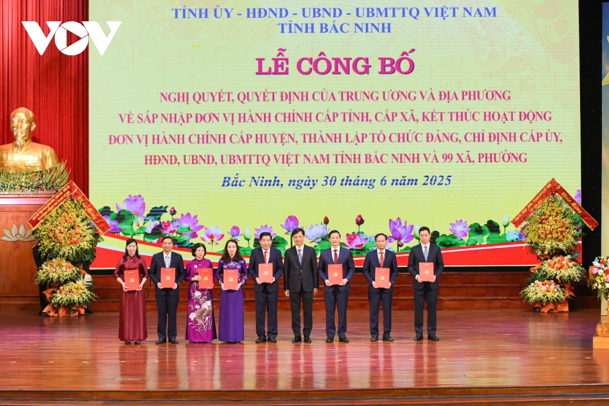 cong bo quyet dinh thanh lap tinh bac ninh moi va 99 xa, phuong truc thuoc hinh anh 5