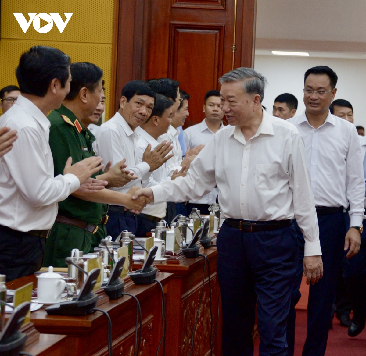 Tổng Bí thư làm việc với Ban Thường vụ Tỉnh ủy Quảng Bình, Quảng Trị