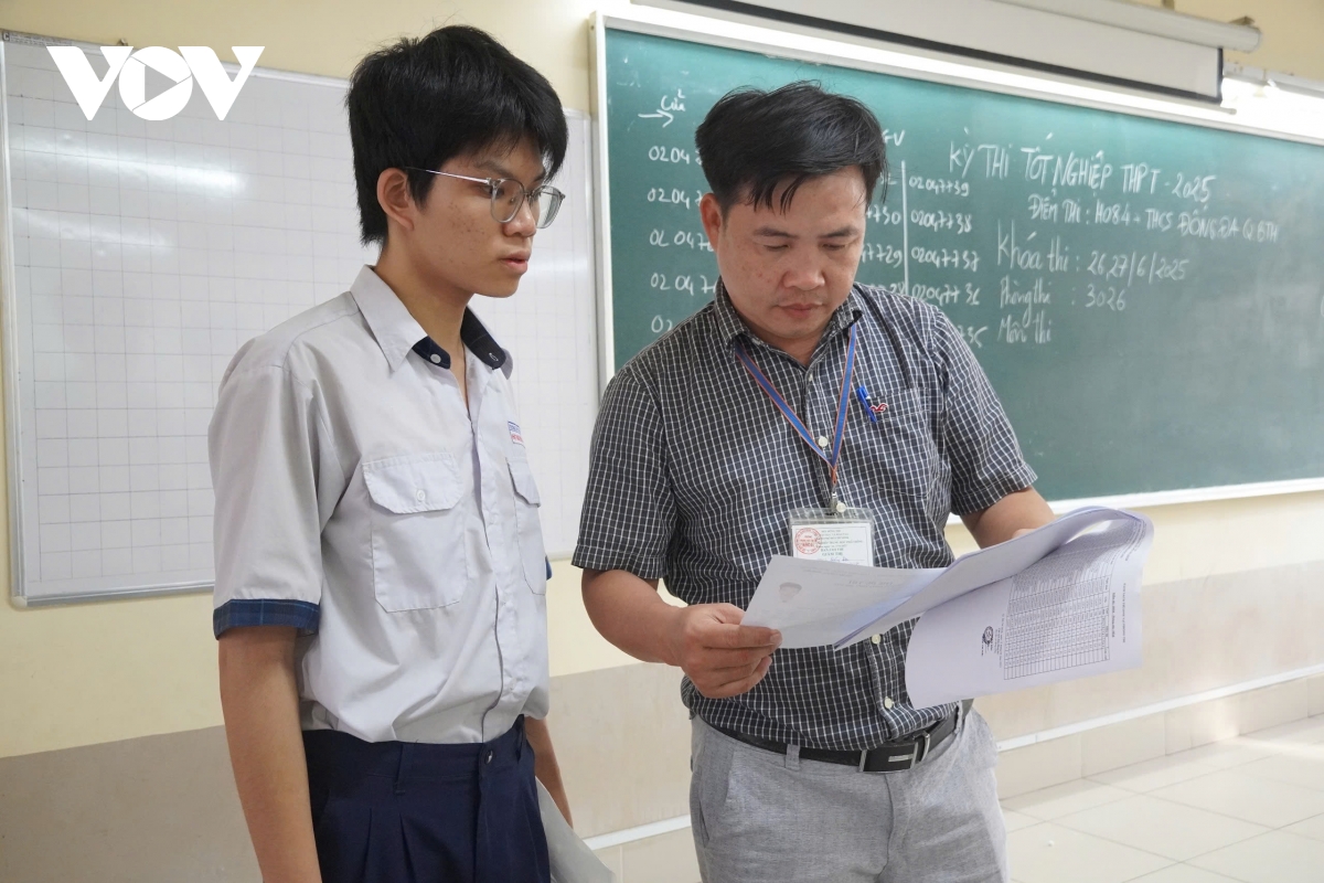 thí sinh tại tp.hcm tự tin bước vào môn thi đầu tiên hình ảnh 1 thi sinh tai tp.hcm tu tin buoc vao mon thi dau tien hinh anh 1