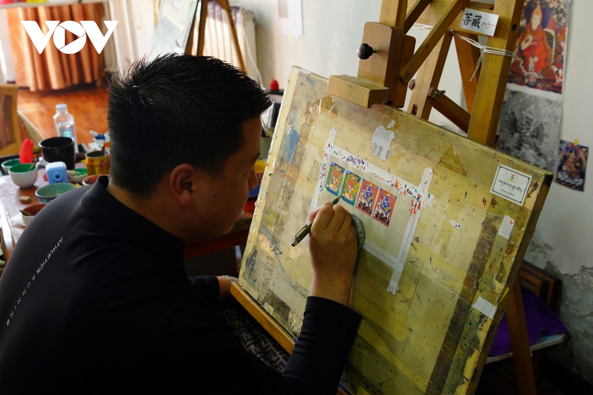 thangka nghệ thuật tranh độc đáo của người tạng ở trung quốc hình ảnh 2 thangka nghe thuat tranh doc dao cua nguoi tang o trung quoc hinh anh 2
