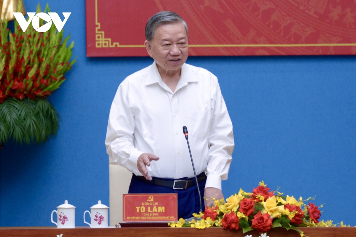 Phát biểu của Tổng Bí thư tại buổi làm việc với Phú Thọ, Vĩnh Phúc, Hòa Bình