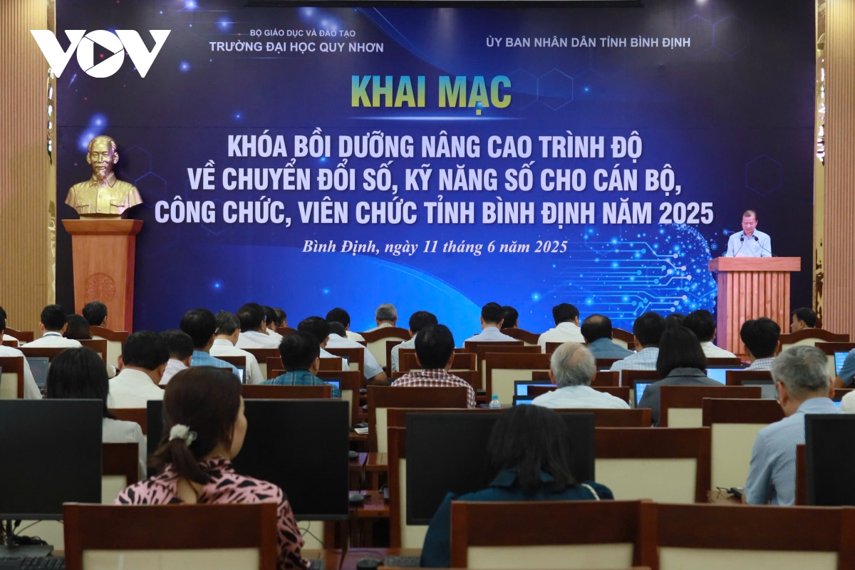 Bình Định bồi dưỡng kỹ năng số cho hơn 34.000 công chức, viên chức