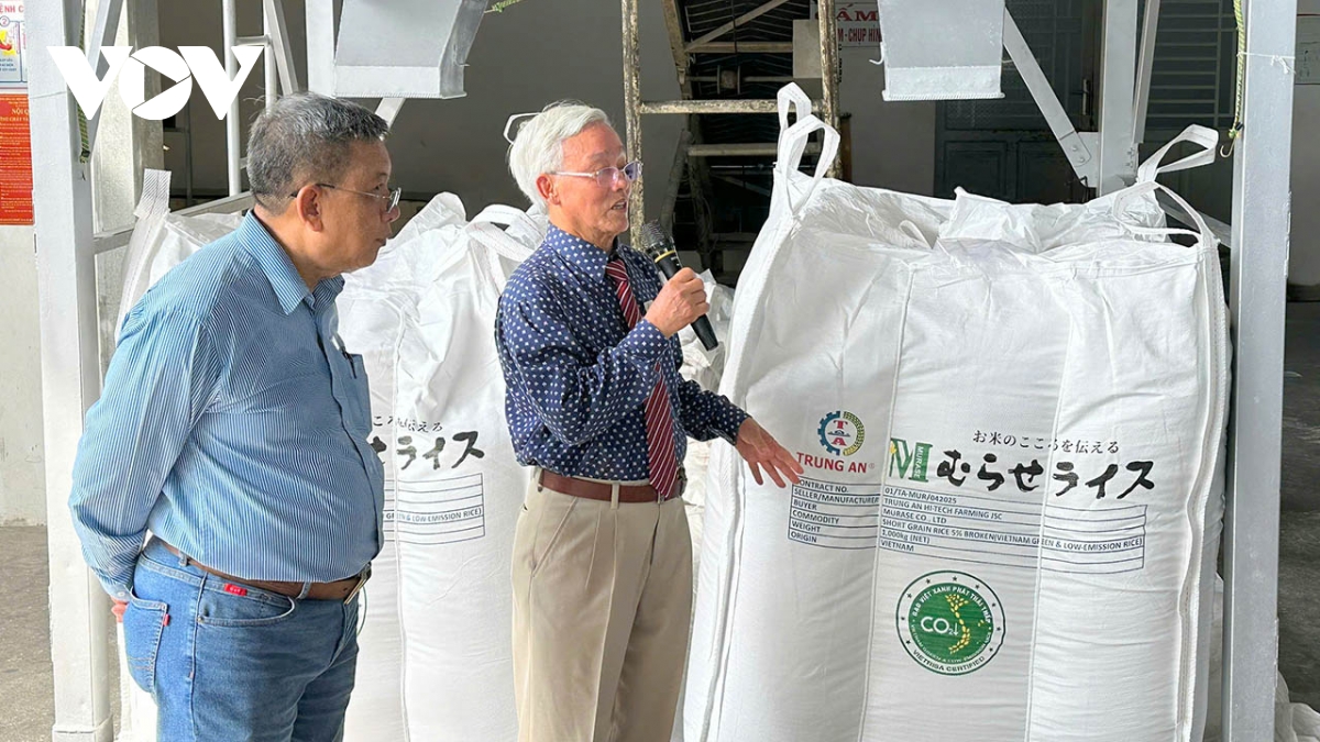 xuất khẩu lô gạo phát thải thấp đầu tiên sang thị trường nhật bản hình ảnh 3 xuat khau lo gao phat thai thap dau tien sang thi truong nhat ban hinh anh 3