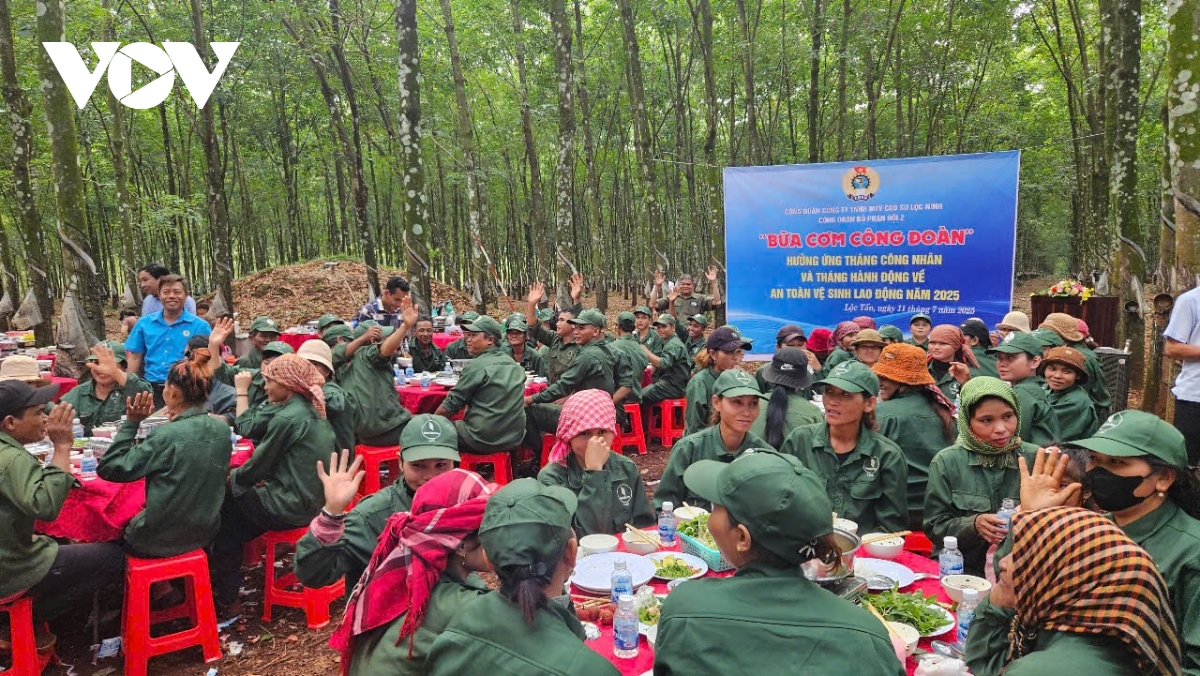bua com cong nhan, am long noi rung vang hinh anh 13