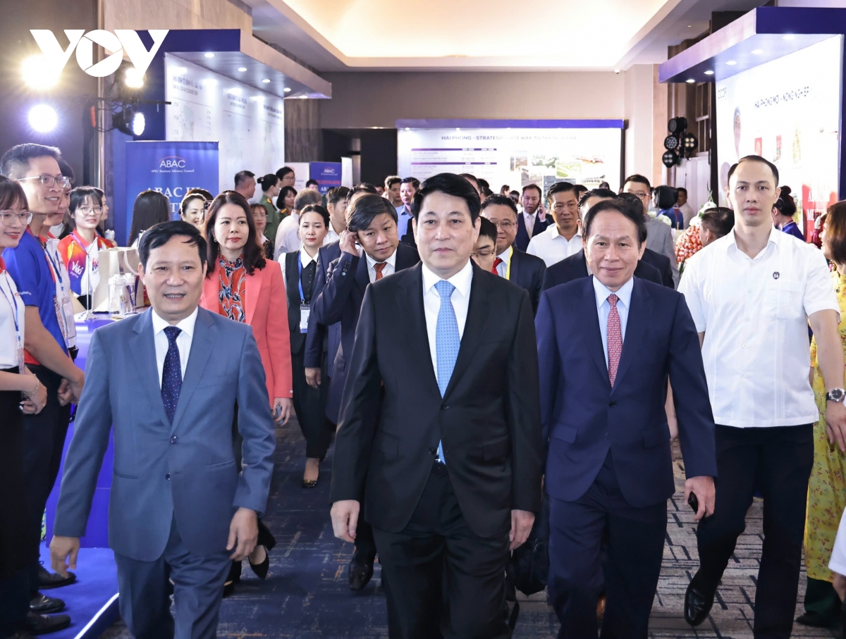 chủ tịch nước dự khai mạc kỳ họp thứ 3 hội đồng tư vấn kinh doanh apec hình ảnh 1 chu tich nuoc du khai mac ky hop thu 3 hoi dong tu van kinh doanh apec hinh anh 1