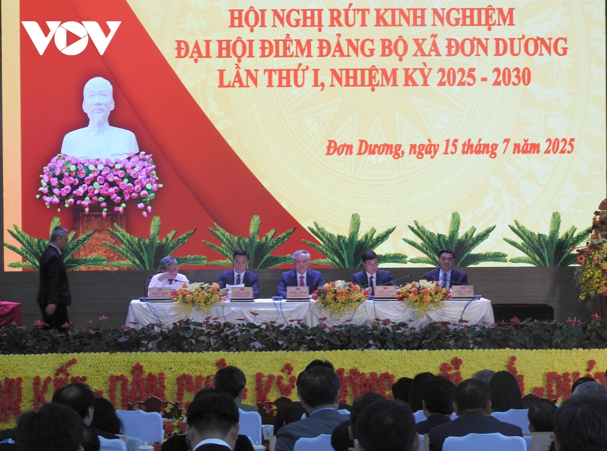 lâm Đồng rút kinh nghiệm từ Đại hội điểm Đảng bộ xã Đơn dương lần thứ nhất hình ảnh 1 lam Dong rut kinh nghiem tu Dai hoi diem Dang bo xa Don duong lan thu nhat hinh anh 1