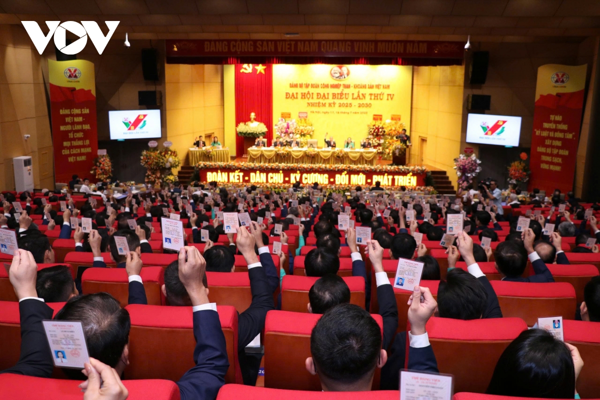 Đại hội đại biểu Đảng bộ tập đoàn công nghiệp than - khoáng sản việt nam hình ảnh 4 Dai hoi dai bieu Dang bo tap doan cong nghiep than - khoang san viet nam hinh anh 4