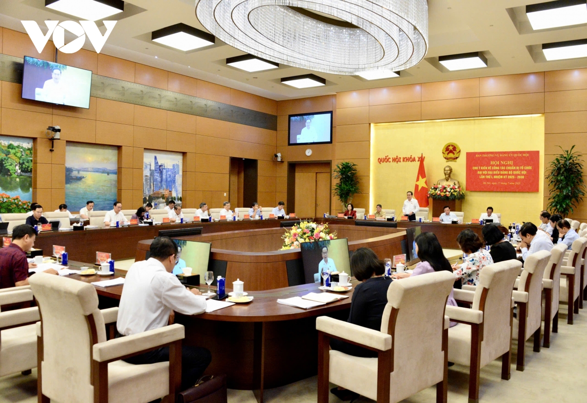 chu tich quoc hoi chu tri hoi nghi chuan bi Dai hoi Dai bieu Dang bo quoc hoi hinh anh 2