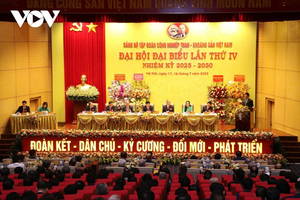 Đại hội đại biểu Đảng bộ tập đoàn công nghiệp than - khoáng sản việt nam hình ảnh 1 Dai hoi dai bieu Dang bo tap doan cong nghiep than - khoang san viet nam hinh anh 1