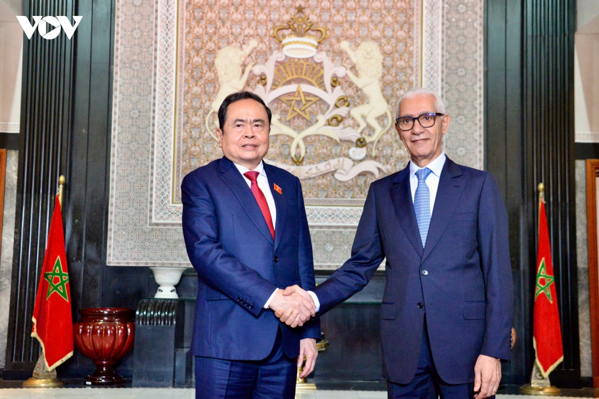 chu tich quoc hoi tran thanh man hoi dam voi chu tich ha vien maroc hinh anh 1