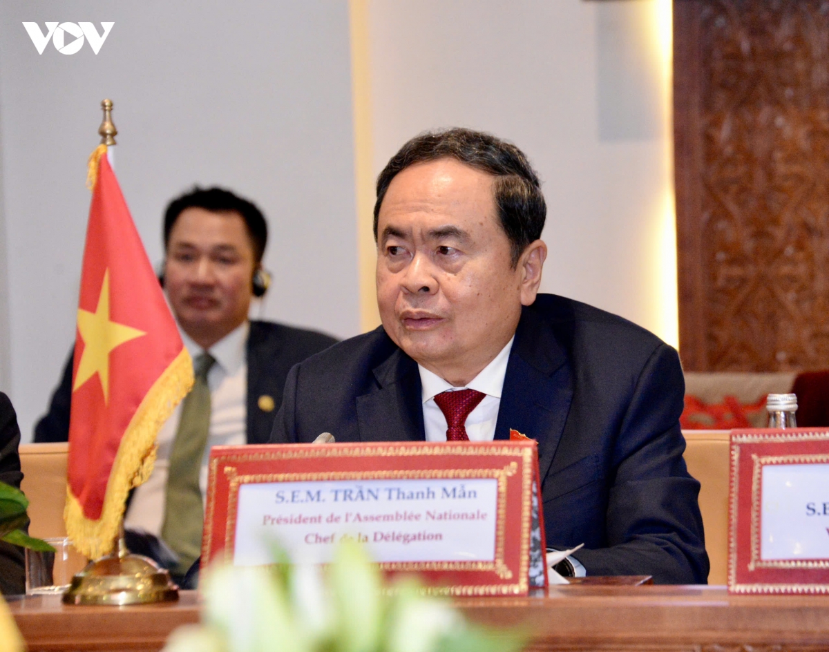 chu tich quoc hoi tran thanh man hoi dam voi chu tich ha vien maroc hinh anh 4