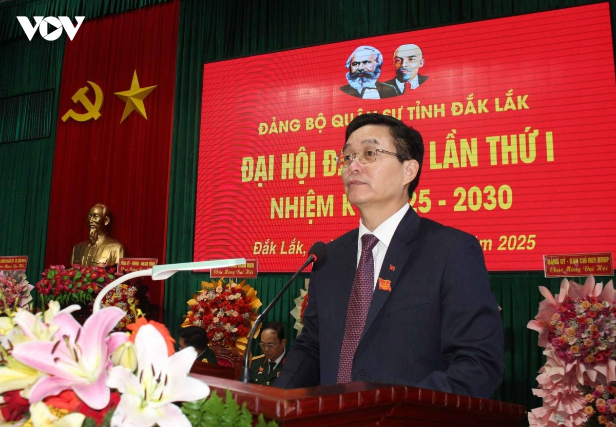 Dai hoi Dang bo bo chqs tinh Dak lak dan chu - Doan ket - tri tue - Dot pha - phat trien hinh anh 4