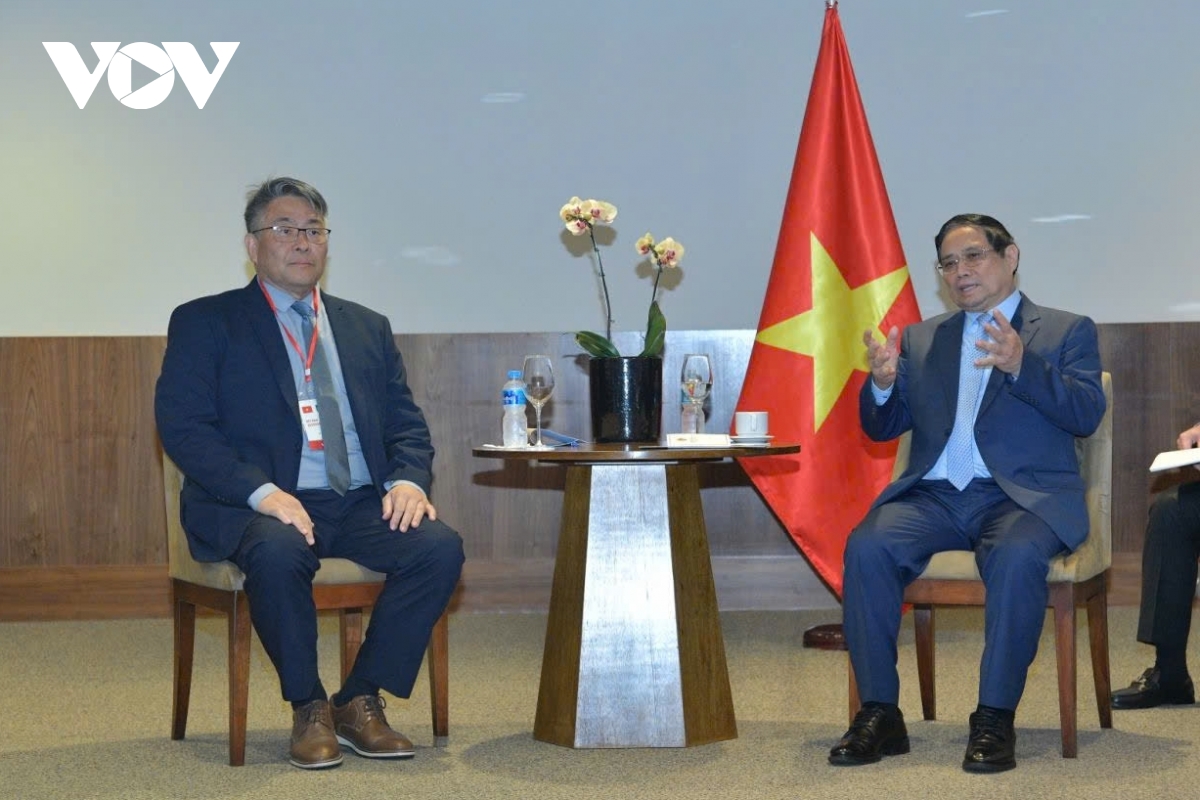 thủ tướng tiếp lãnh đạo công ty nông nghiệp công nghệ cao hàng đầu brazil hình ảnh 1 thu tuong tiep lanh dao cong ty nong nghiep cong nghe cao hang dau brazil hinh anh 1