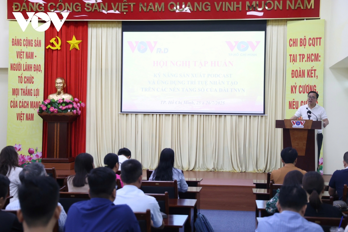 vov dinh huong tro thanh nha san xuat podcast lon, chat luong nhat viet nam hinh anh 1