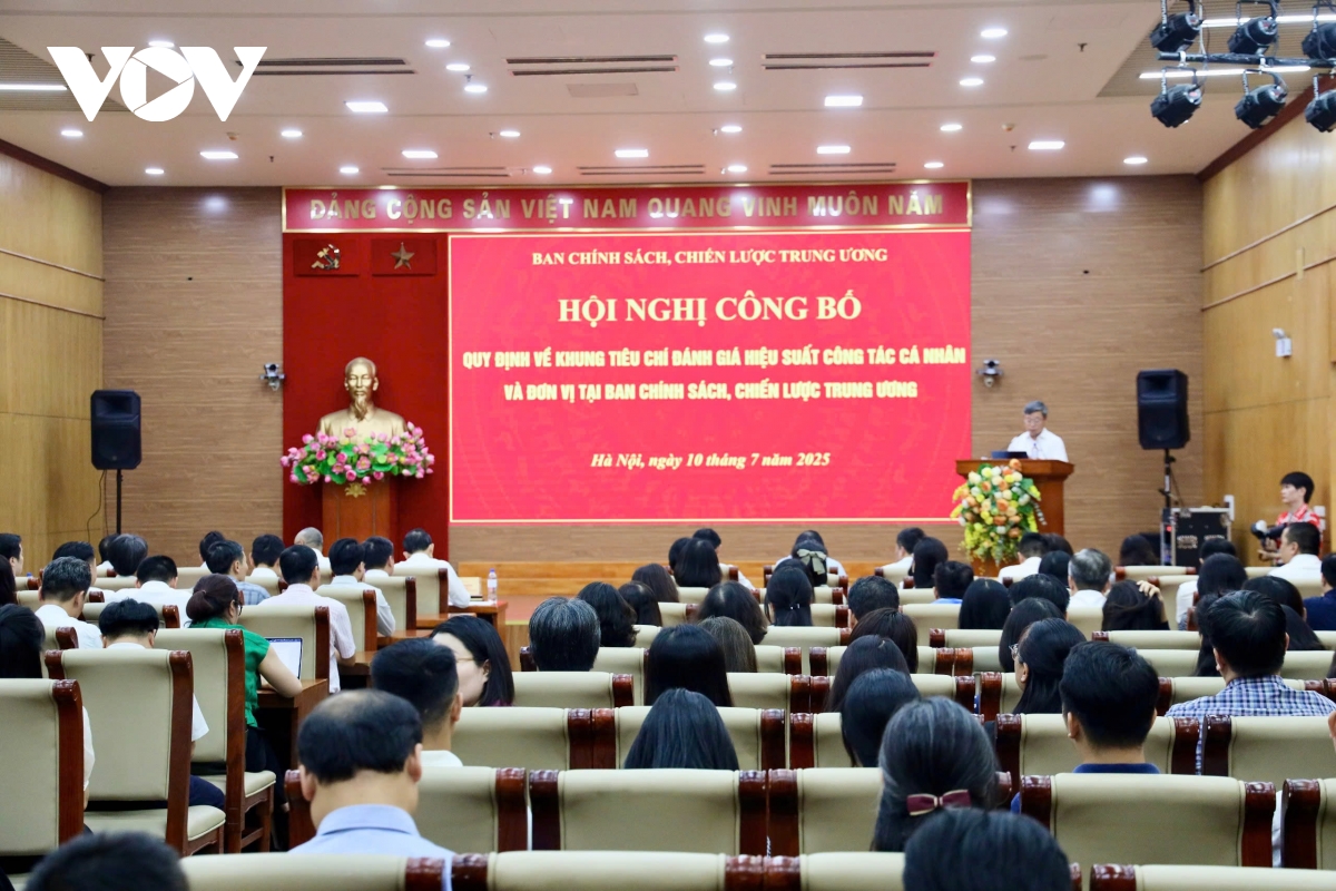 ban chính sách, chiến lược trung ương công bố quy định về khung kpis hình ảnh 1 ban chinh sach, chien luoc trung uong cong bo quy dinh ve khung kpis hinh anh 1