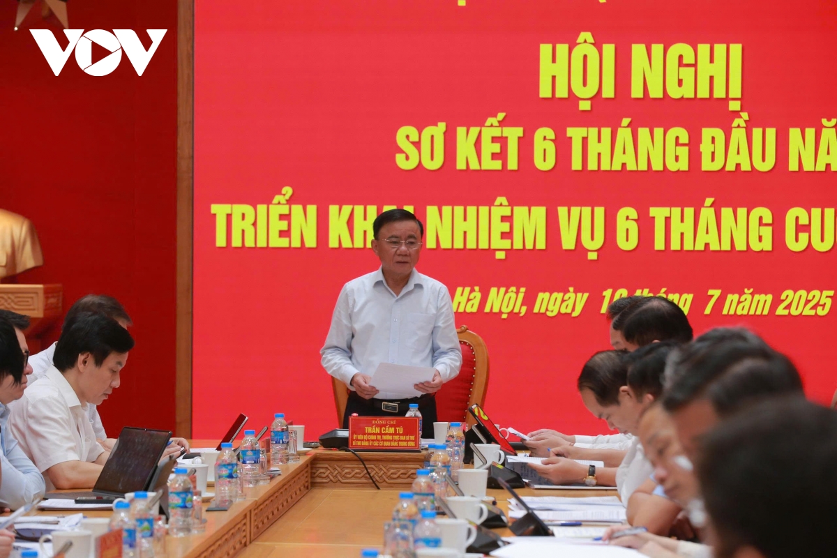 hội nghị sơ kết 6 tháng Đảng bộ các cơ quan Đảng trung ương hình ảnh 2 hoi nghi so ket 6 thang Dang bo cac co quan Dang trung uong hinh anh 2