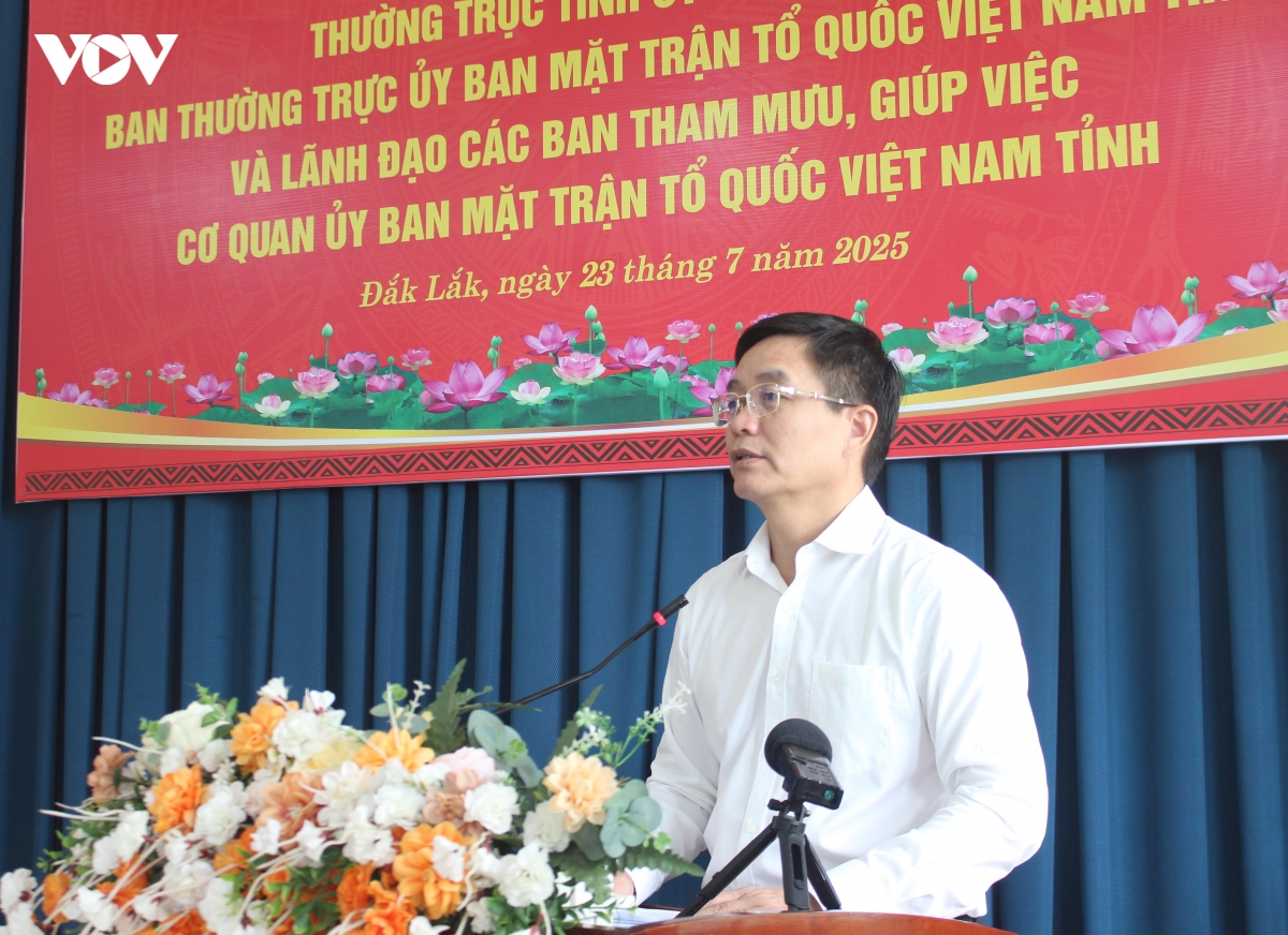 Dak lak Uy ban mttq tinh tiep tuc kien toan, thich ung voi boi canh moi hinh anh 2