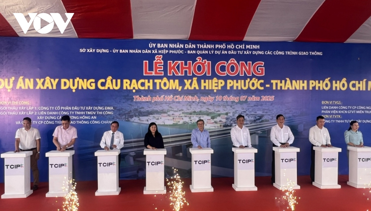 tp.hcm khởi công dự án cầu rạch tôm gần 500 tỷ đồng hình ảnh 2 tp.hcm khoi cong du an cau rach tom gan 500 ty dong hinh anh 2
