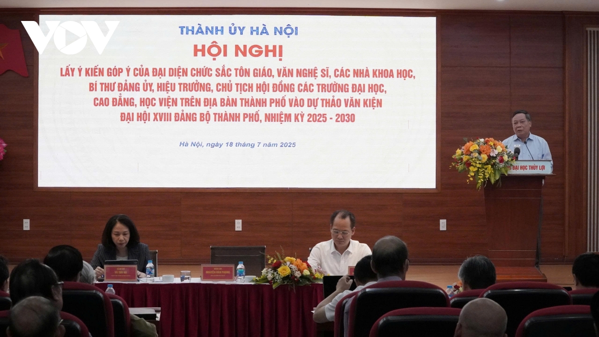 van kien Dai hoi 18 ha noi dat muc tieu dot pha, kien tao thu do tam voc moi hinh anh 4