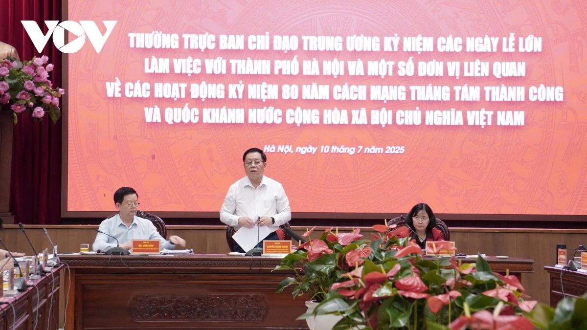 Đảm bảo trang trọng, an toàn dịp kỷ niệm 80 năm Cách mạng tháng Tám và Quốc khánh 2/9