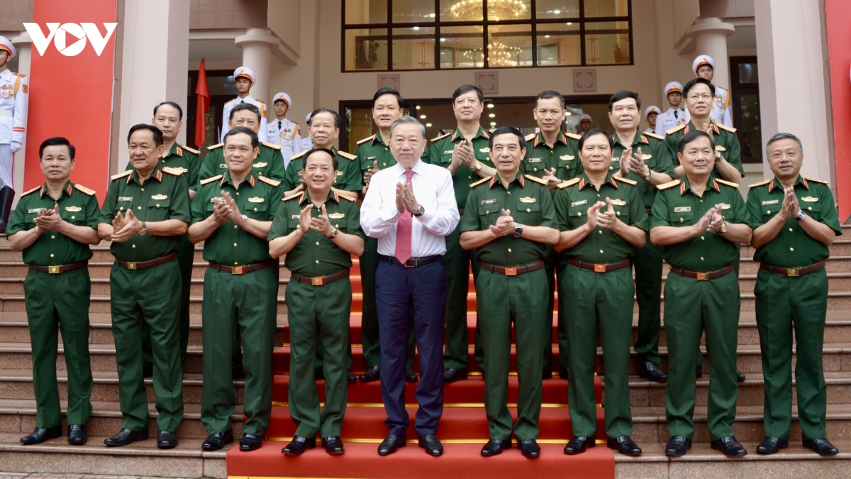tong bi thu to lam tham, lam viec voi tong cuc chinh tri qDnd viet nam hinh anh 1