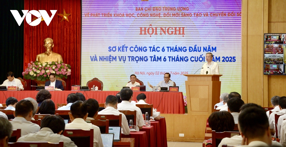 tổng bí thư tô lâm chủ trì hội nghị sơ kết về thực hiện nghị quyết 57-nq tw hình ảnh 1 tong bi thu to lam chu tri hoi nghi so ket ve thuc hien nghi quyet 57-nq tw hinh anh 1