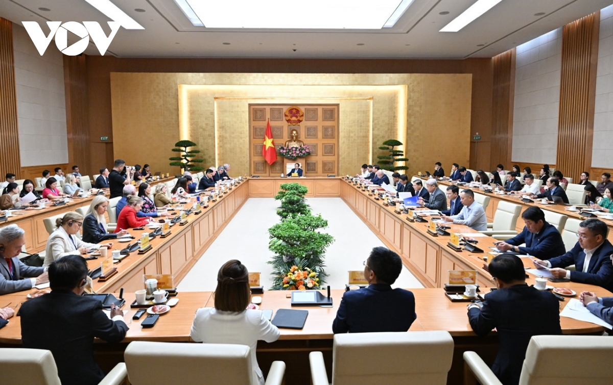 thu tuong lam viec voi doan doanh nghiep cua hoi dong kinh doanh hoa ky - asean hinh anh 1