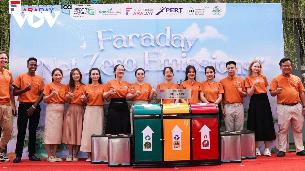 faraday creative school tien phong uom mam the he net zero tu giao duc mam non hinh anh 1
