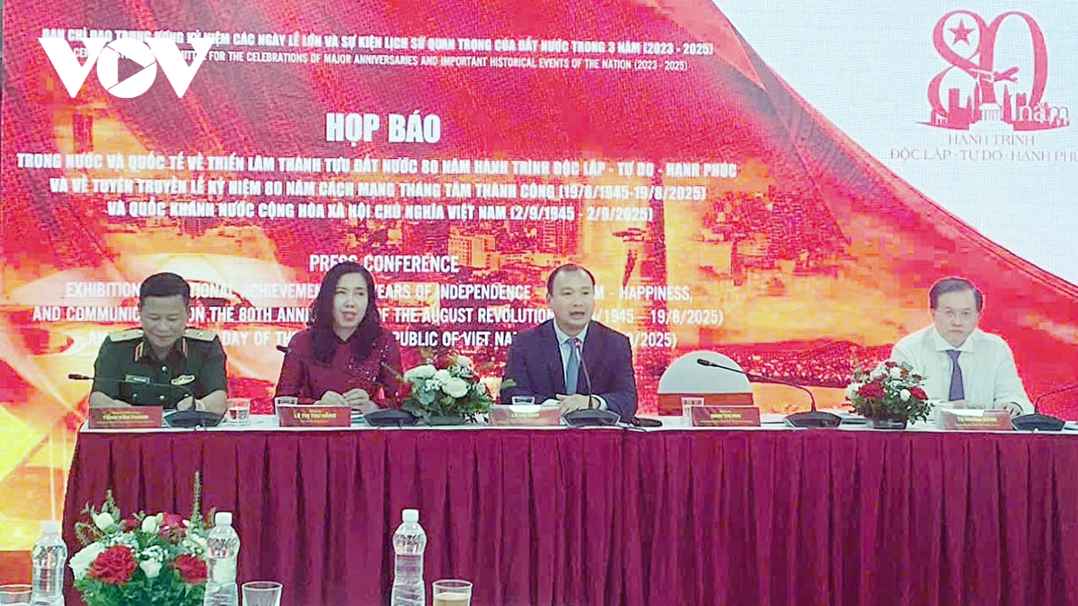 Triển lãm Thành tựu đất nước 80 năm hành trình Độc lập – Tự do – Hạnh phúc