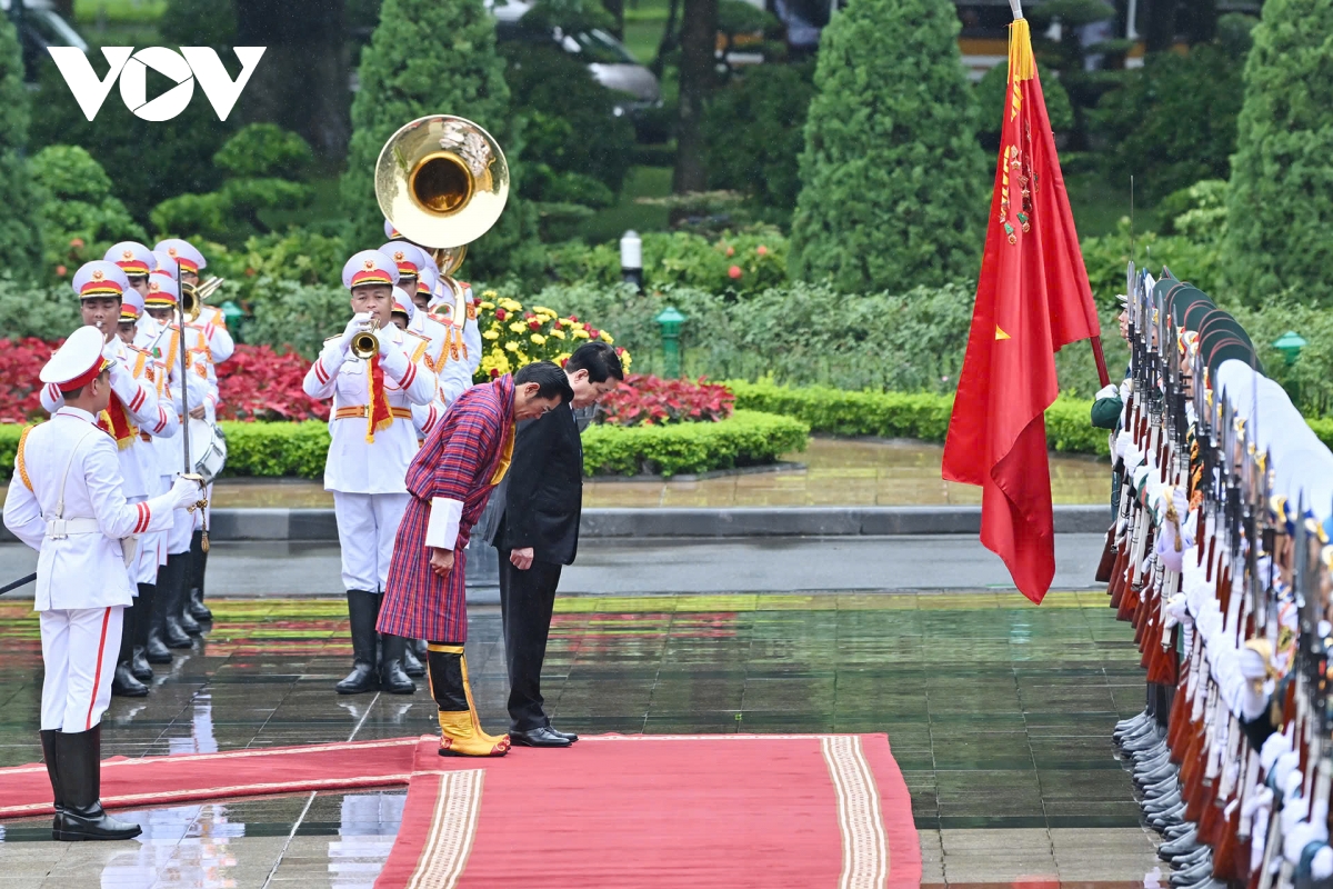 chu tich nuoc luong cuong chu tri le don va hoi dam voi quoc vuong bhutan hinh anh 2