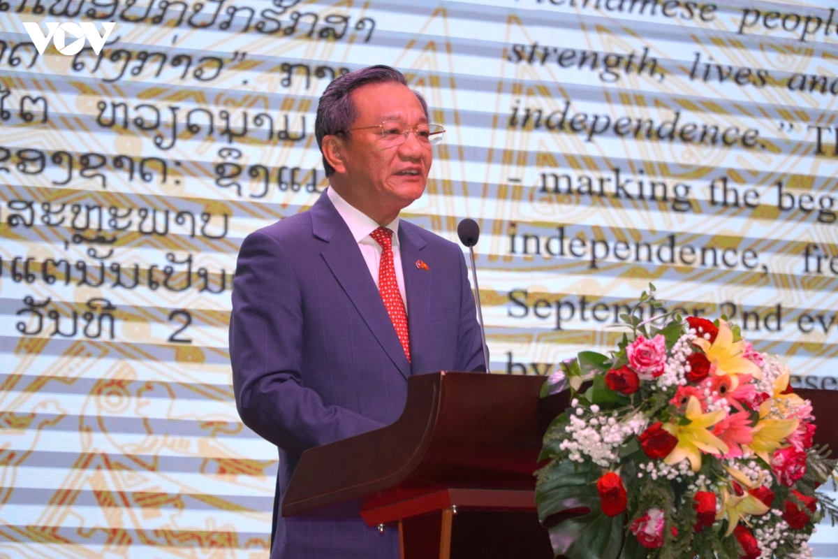 Dai su quan viet nam tai lao ky niem 80 nam quoc khanh viet nam hinh anh 1