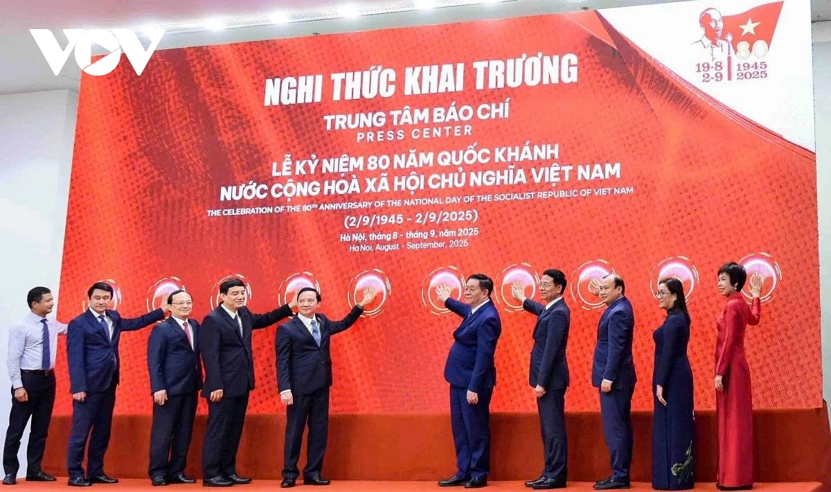 press centre inaugurated for vietnam s 80th national day anniversary picture 1