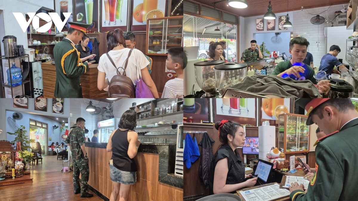 quan ca phe mo cua xuyen dem, mien phi phuc vu bo doi va nguoi dan xem dieu binh 2 9 hinh anh 1