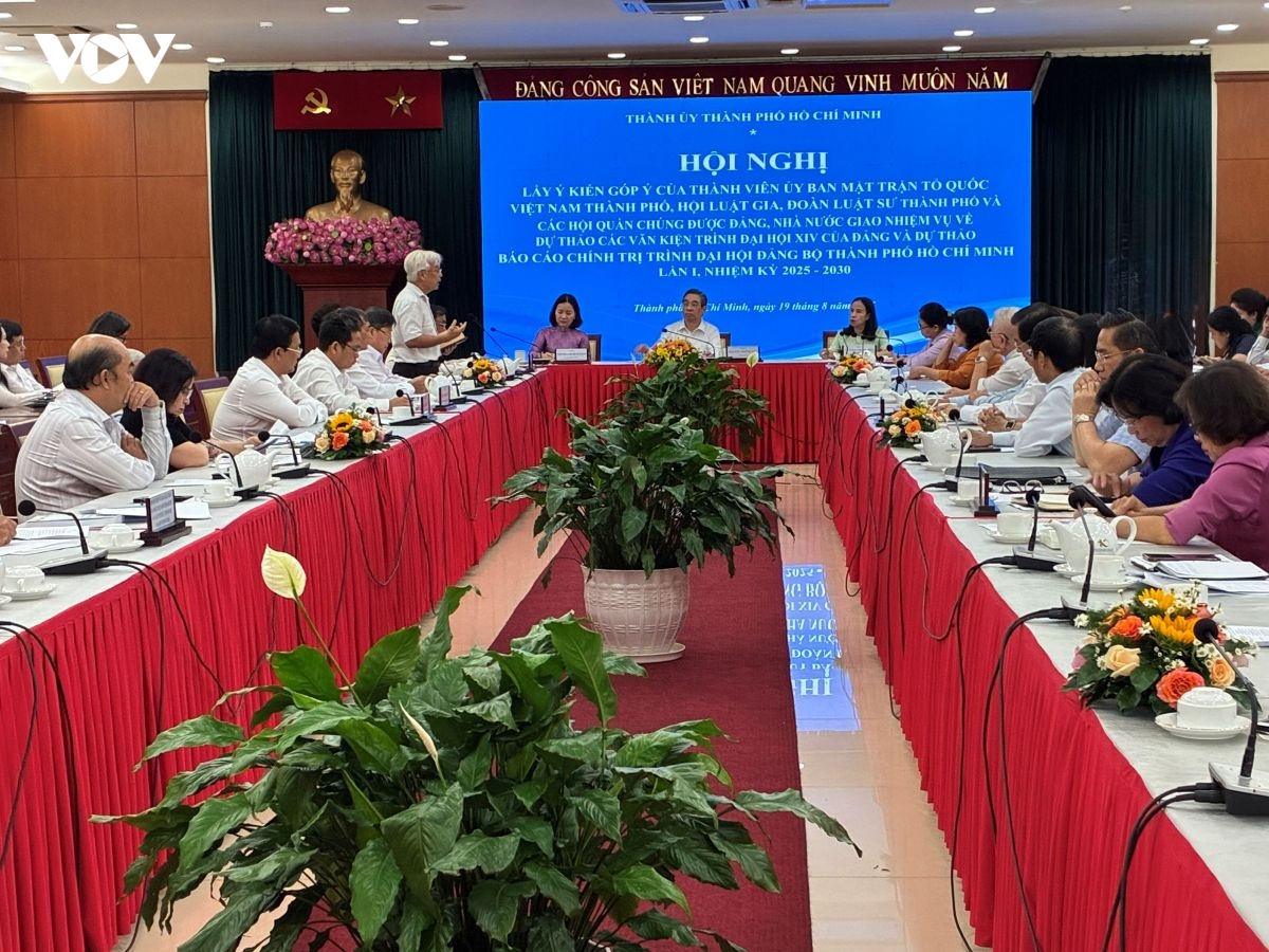 tp.hcm hoi nghi lay y kien gop y du thao van kien trinh Dai hoi Dang hinh anh 1