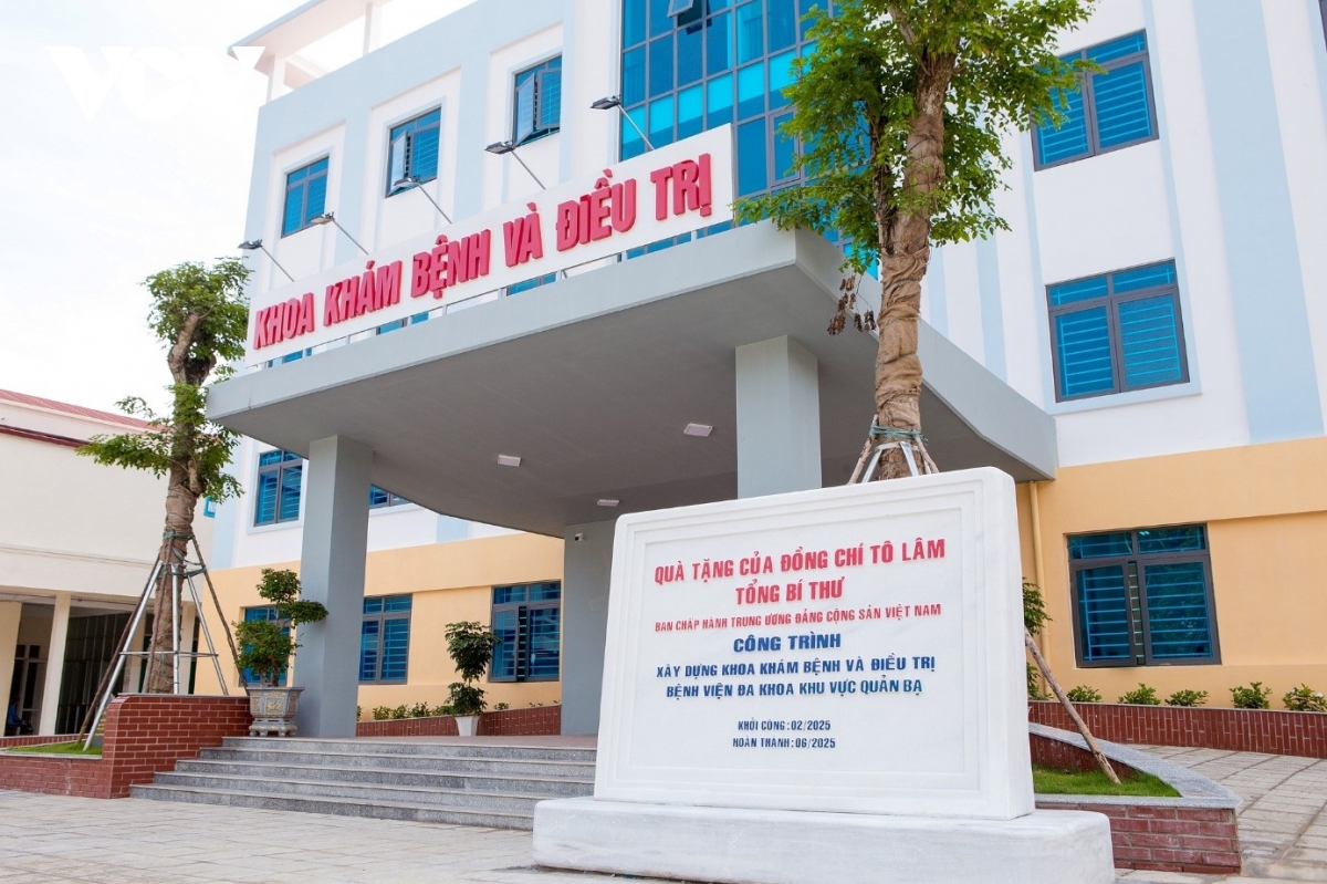 Đưa công trình y tế Tổng Bí thư Tô Lâm tặng người dân vùng cao Quản Bạ vào vận hành