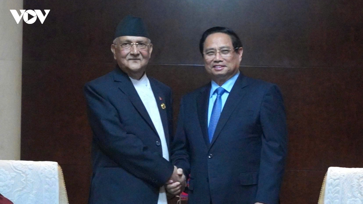 thu tuong pham minh chinh hoi kien thu tuong nepal hinh anh 2