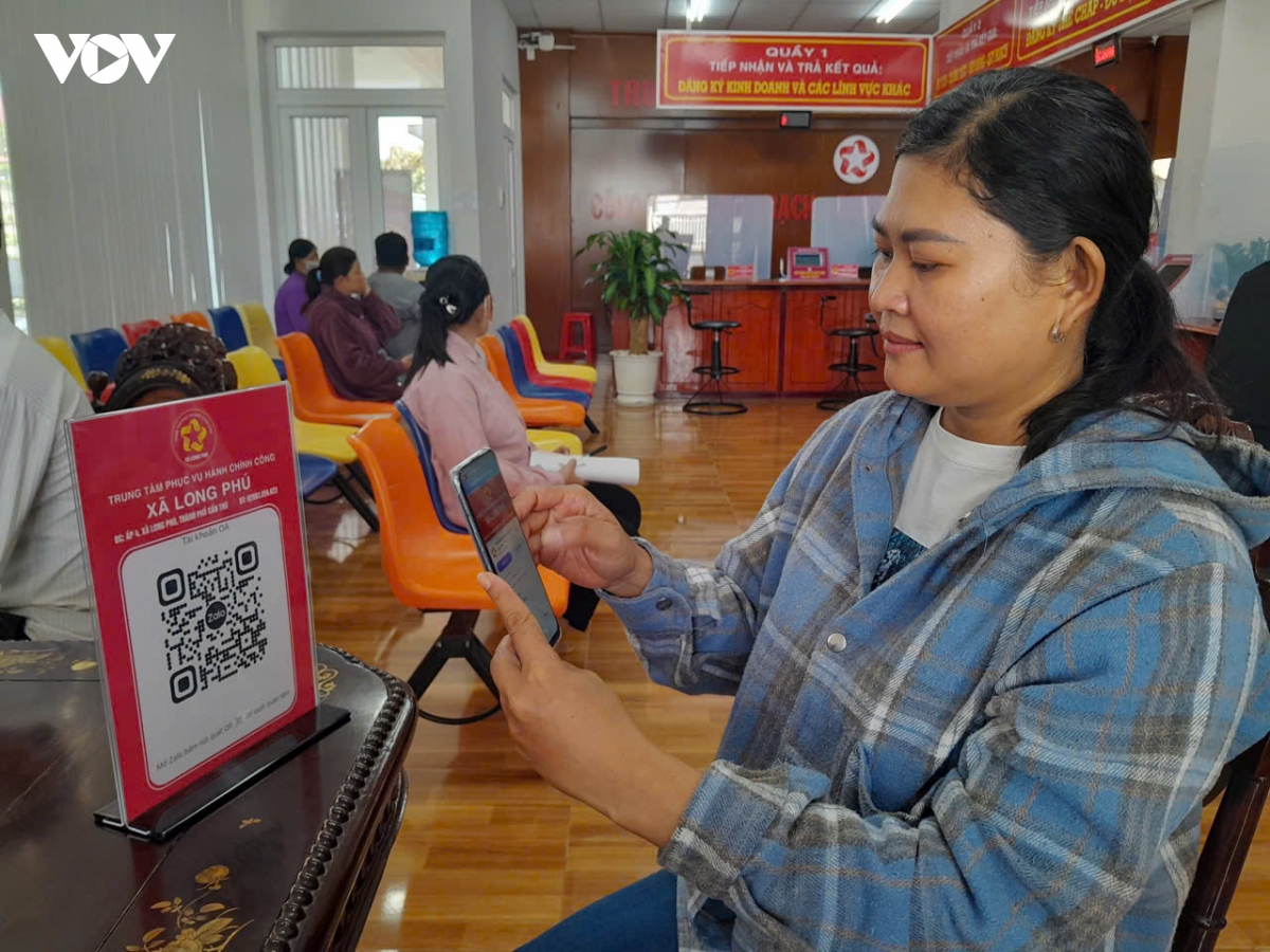 nhieu xa, phuong o can tho trien khai ung dung zalo oa giai quyet thu tuc hanh chinh hinh anh 1