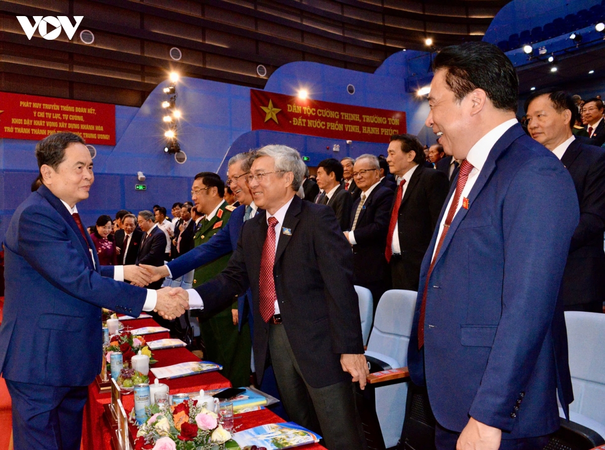 chu tich quoc hoi du Dai hoi Dang bo tinh khanh hoa nhiem ky 2025-2030 hinh anh 1