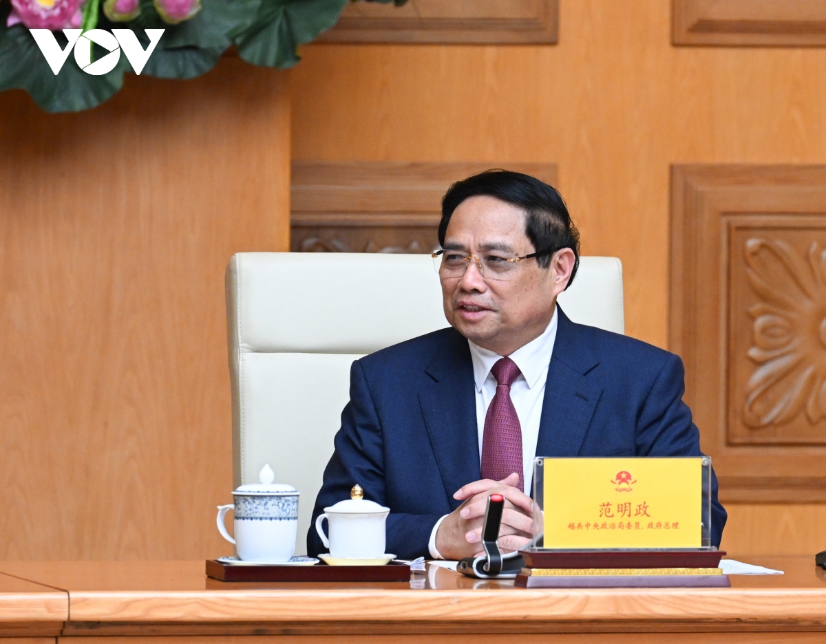 thủ tướng phạm minh chính tiếp bí thư tỉnh ủy sơn Đông, trung quốc hình ảnh 1 thu tuong pham minh chinh tiep bi thu tinh uy son Dong, trung quoc hinh anh 1