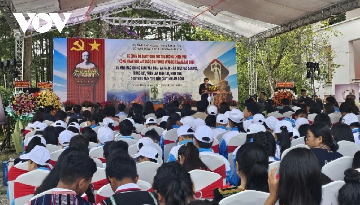 bac binh avalokitesvara statue in lam dong recognized as national treasure picture 1