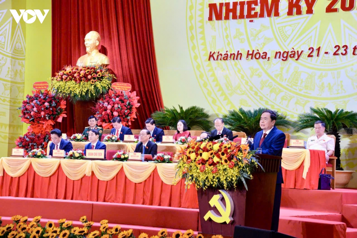 chu tich quoc hoi du Dai hoi Dang bo tinh khanh hoa nhiem ky 2025-2030 hinh anh 7