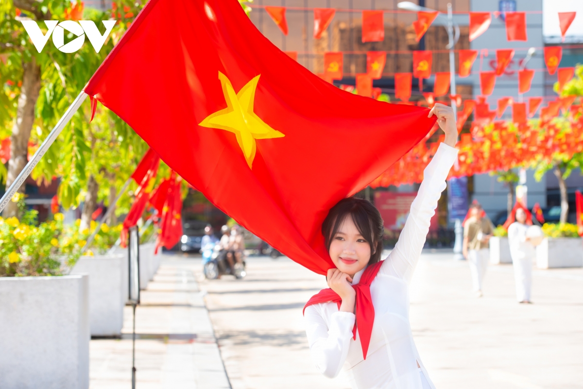 Đà Nẵng rực rỡ cờ hoa chào mừng 80 năm Cách mạng Tháng 8 và Quốc khánh 2/9