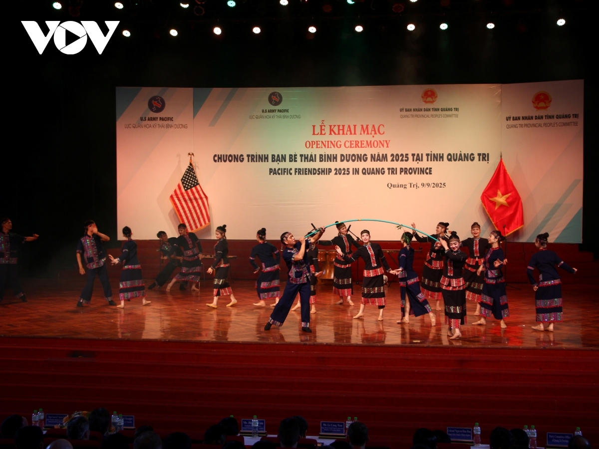 Khai mạc chương trình Bạn bè Thái Bình Dương 2025 tại Quảng Trị