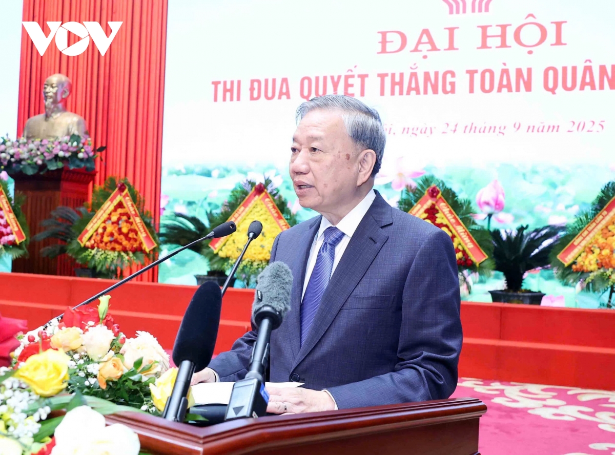 Tổng Bí thư Tô Lâm: Thi đua phải làm cho con người tốt hơn, đơn vị mạnh hơn