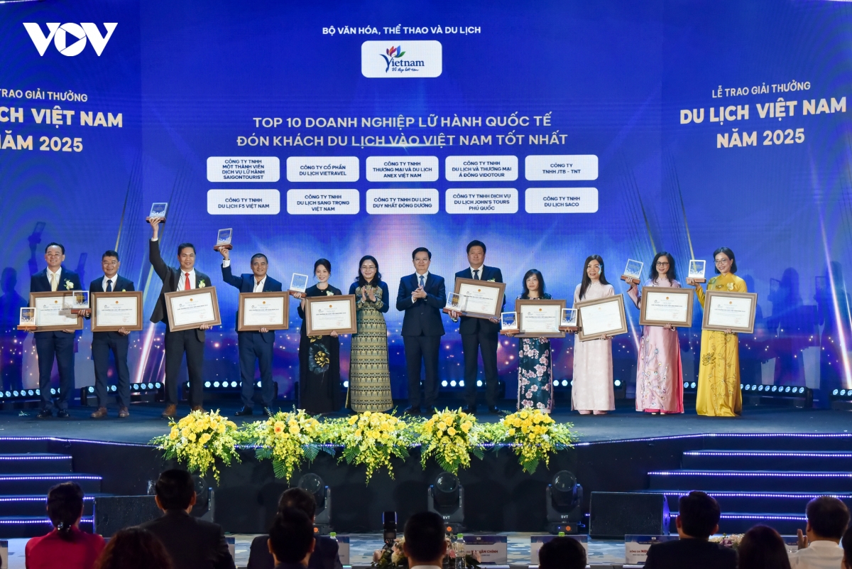 113 tap the, doanh nghiep duoc vinh danh tai giai thuong du lich viet nam 2025 hinh anh 2