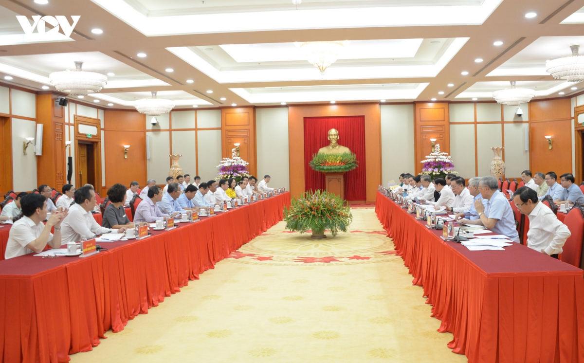 bo chinh tri cho y kien ve chuan bi Dai hoi Dang bo cac co quan Dang trung uong hinh anh 1