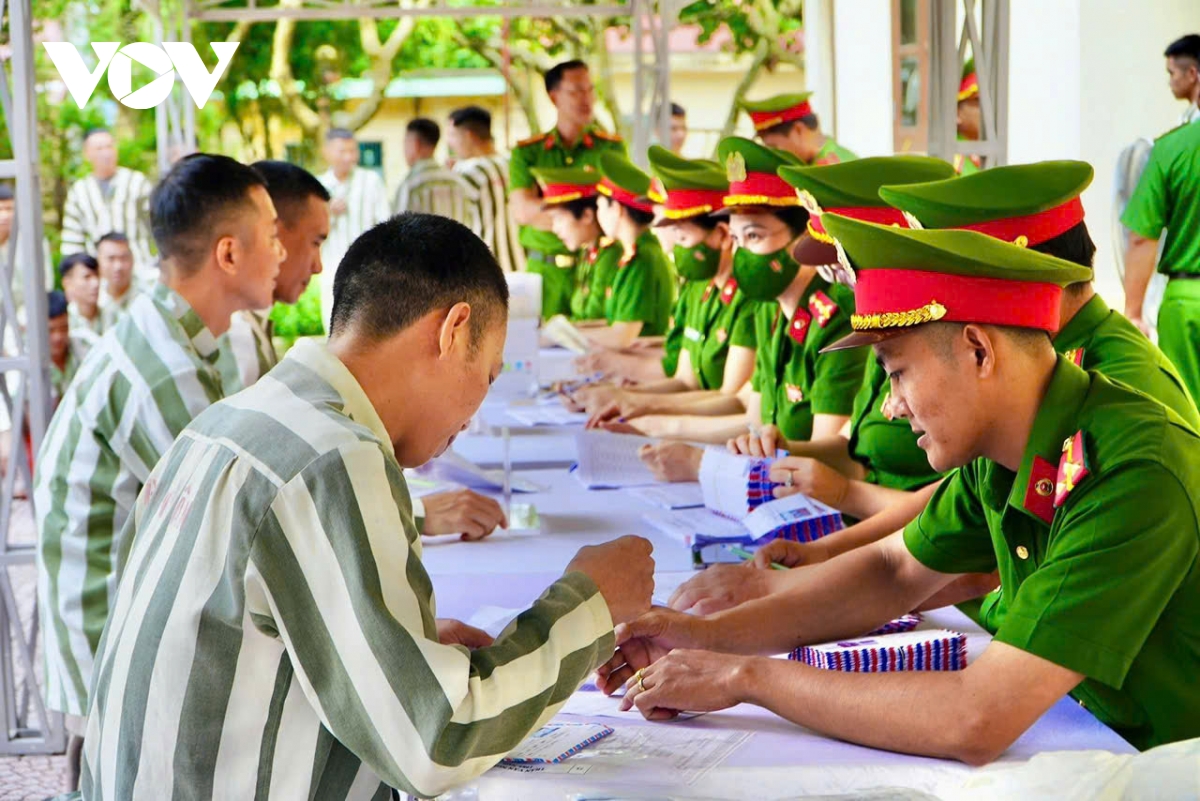 127 phạm nhân Trại giam số 3 được đặc xá dịp 80 năm Quốc khánh 2/9