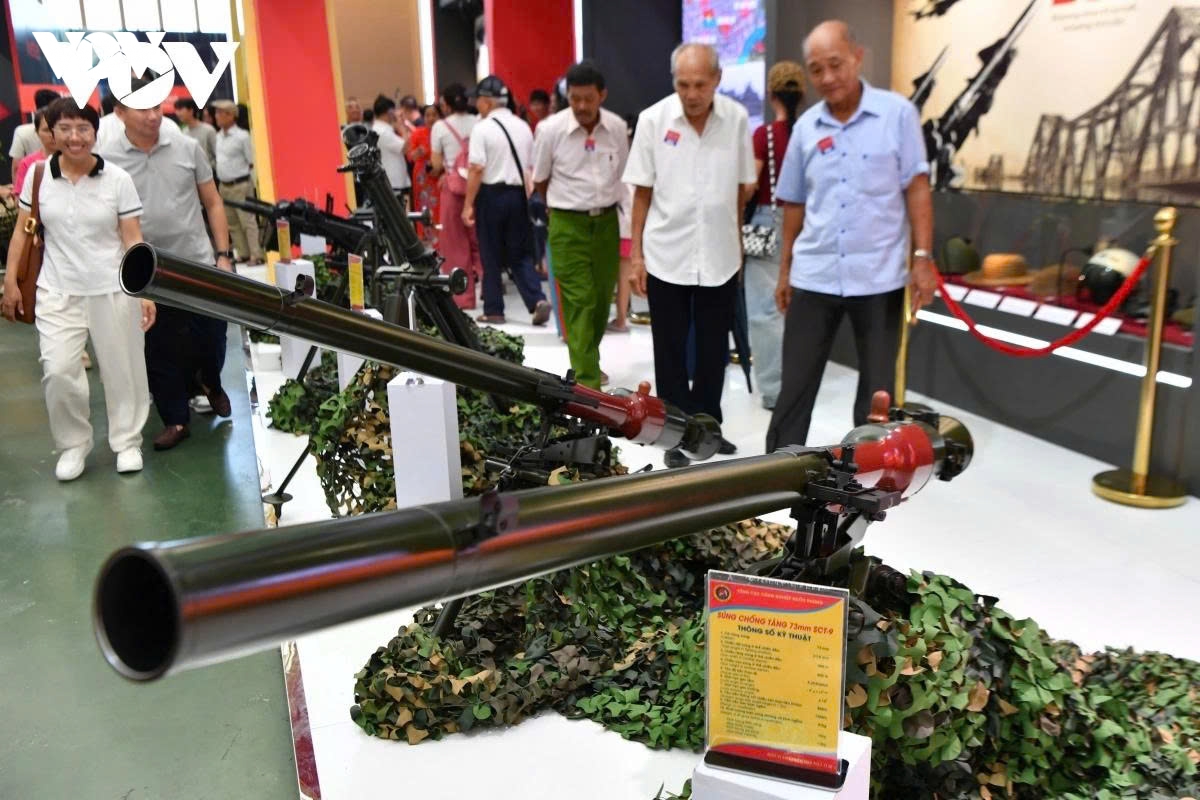 Sức mạnh quốc phòng Việt Nam qua Triển lãm 80 năm thành tựu đất nước