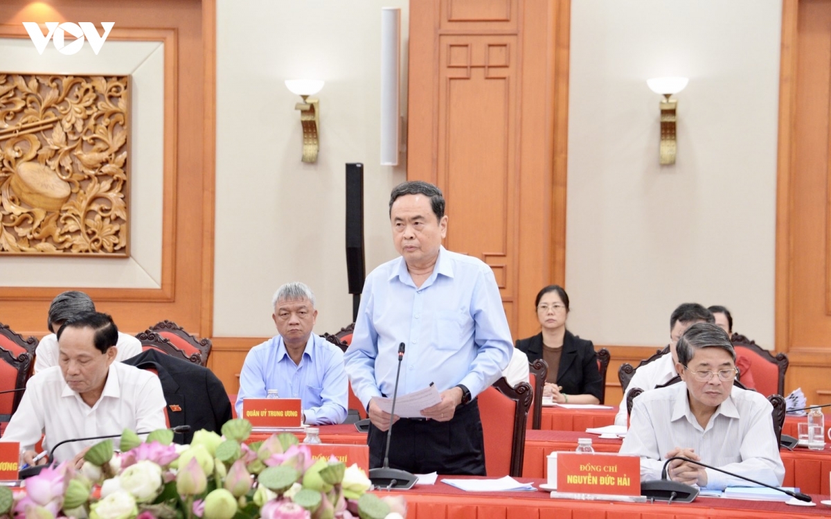 tong bi thu to lam lam viec voi ban thuong vu Dang uy quoc hoi hinh anh 8