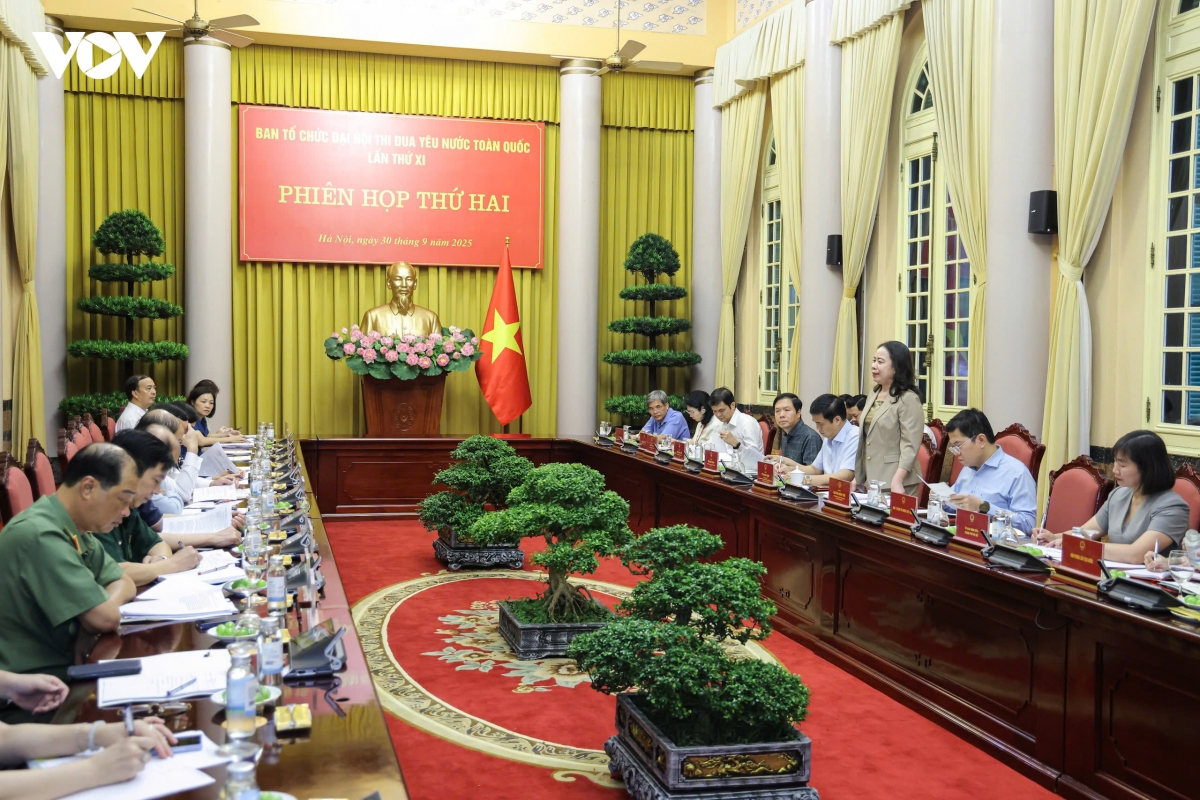 phien hop lan thu 2 cua ban to chuc Dai hoi thi dua yeu nuoc toan quoc lan thu xi hinh anh 2